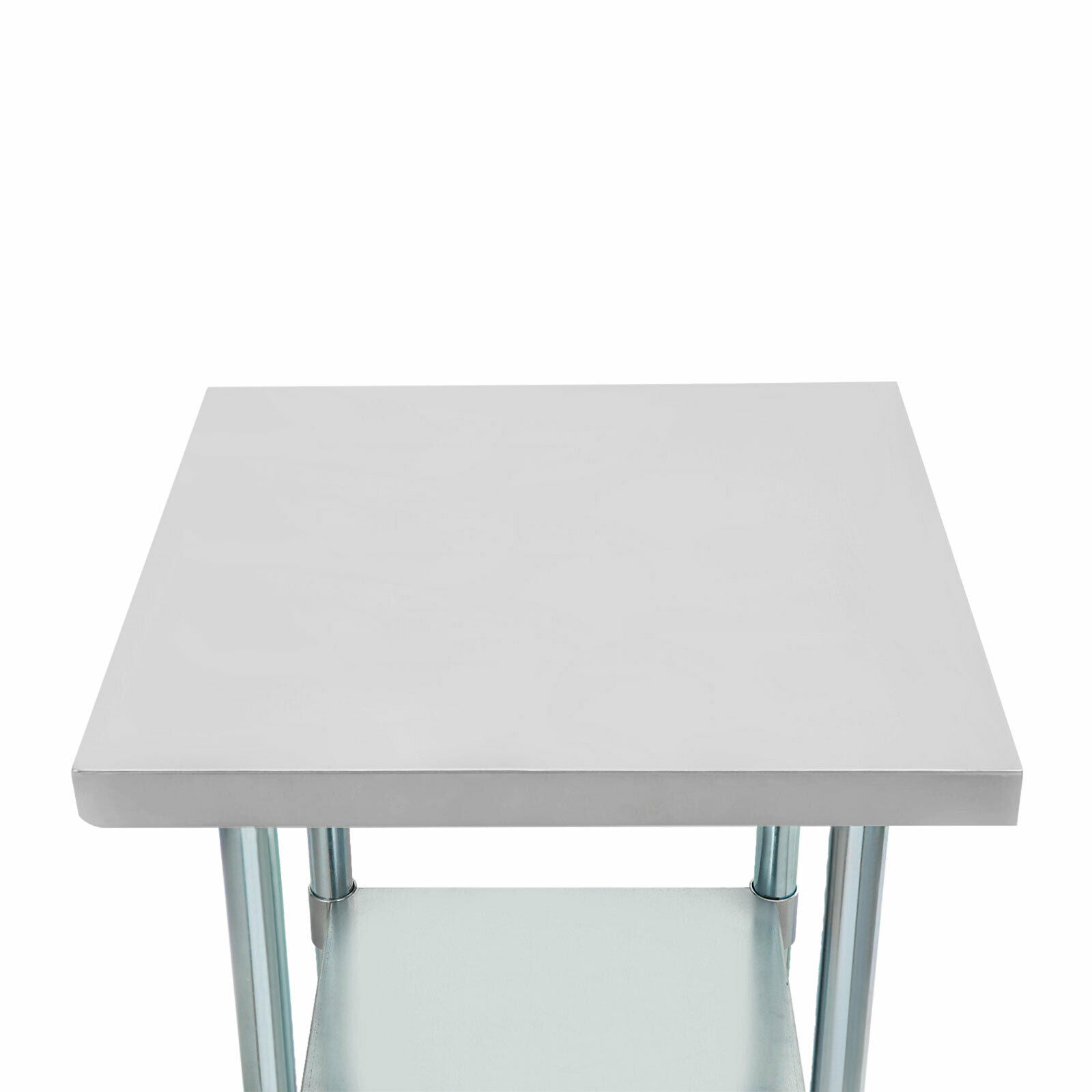 2x2FT Stainless Steel Work Bench Commercial Catering Table Kitchen WorkTop Prep