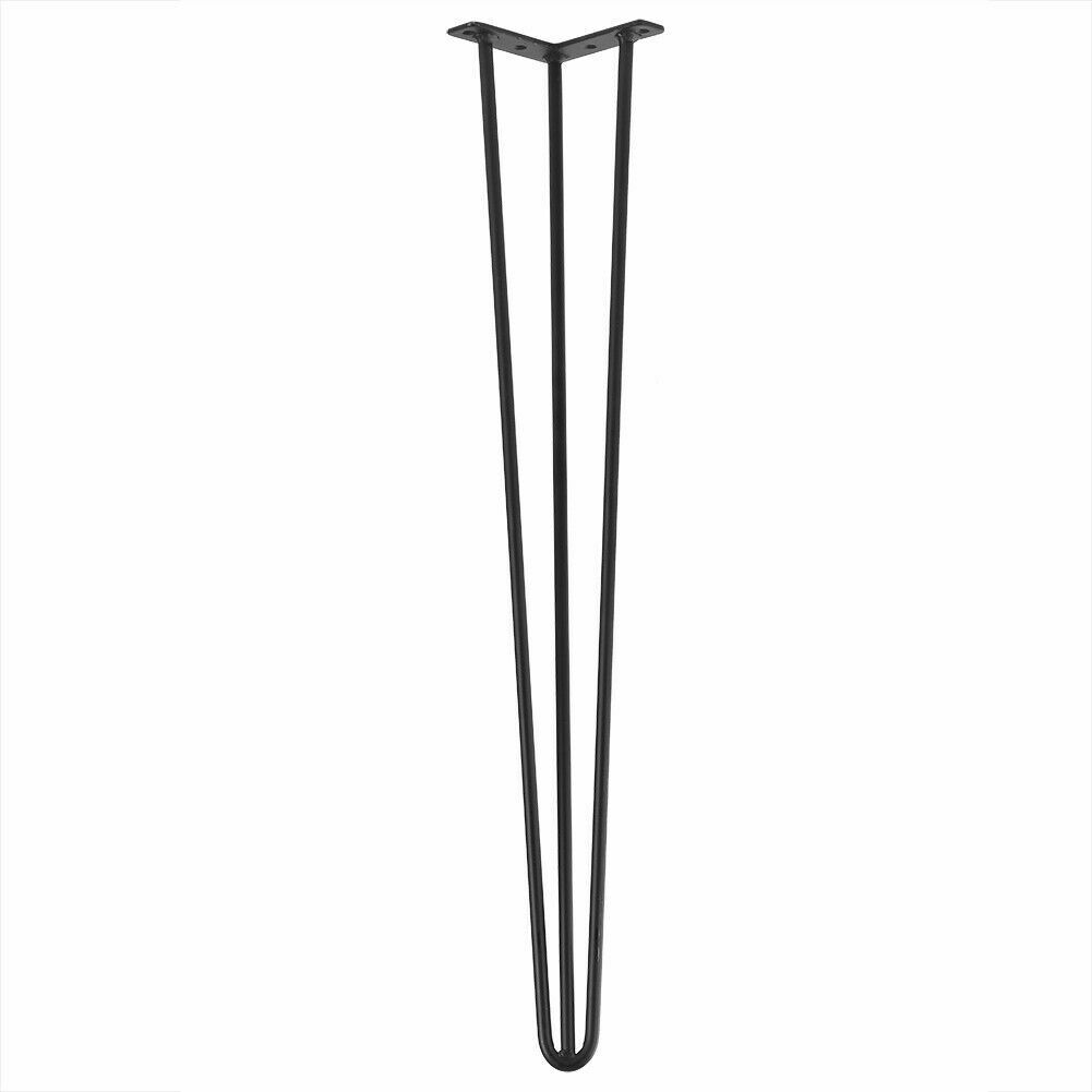 4x 28 Inch Metal Hairpin Table Legs Furniture Coffee Desk Chair Bench Leg DIY