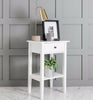 White Trend Bedside Cabinet side table SALE