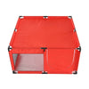 4 Sides Baby Playpen by house & Round Zipper Door Play Pen for Toddlers