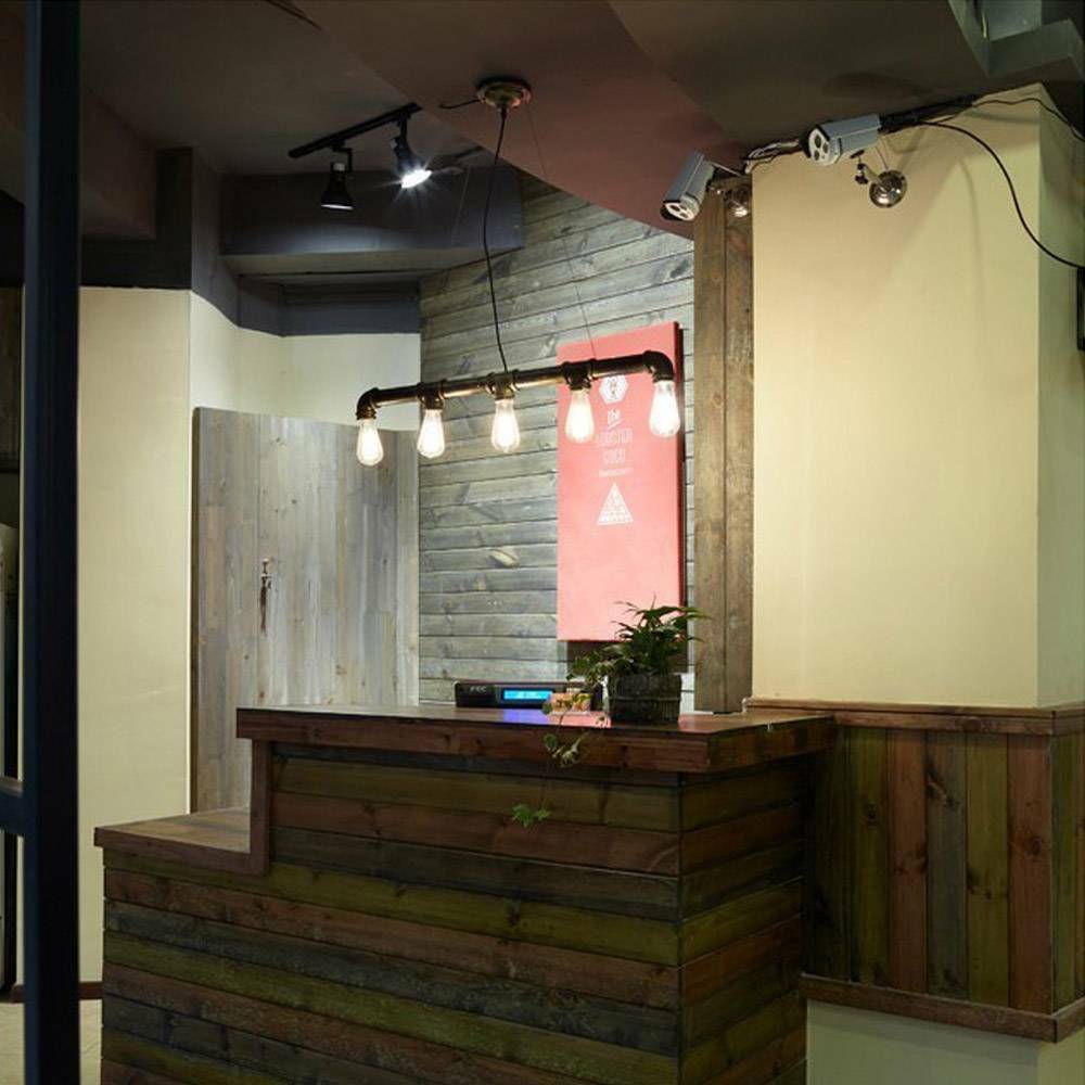 Industrial Vintage Ceiling Lights Metal Pipe Retro Loft Pendant Lamps uk