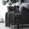 Chunky Knitted Thick Soft Blankets Hand Yarn Bulky Knit Throw Sofa Bed Blanket