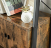 Industrial Ladder Shelf Vintage Retro Furniture Rustic Metal Bookcase Cabinet