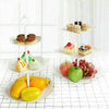 3 Plastic Tier Cake Stand Afternoon Tea Wedding Plate Party Tableware Display