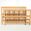 Folding Bamboo Wooden Draining Rack Dish Drainer Plate Washing Up Counter Sink