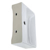 Compact classic Cloakroom Basin square ceramic small wall hanging Bathroom Sinks
