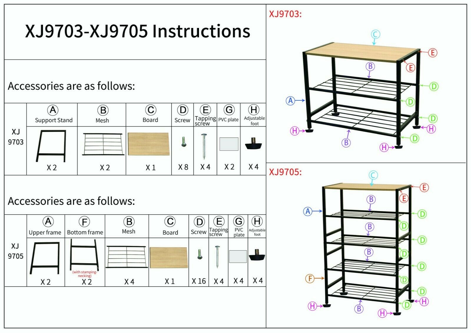 5 Layers Shoe Rack Storage Shelf Organizer Footwear Metal Mesh Shelves Stand UK