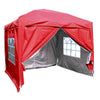 2x2m Pop Up Gazebo Marquee Outdoor Garden Party Tent Canopy 4 Side Panels New