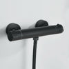 Bathroom Thermostatic Mixer Shower Bath Kit Valve Bar Taps Shower Heads Hose Set