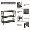 3-Tier Console Sofa Table Side/End Table Shelf Entryway Hallway Furniture UK