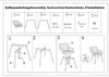 2xDining Chair Linen Counter Chair Steel Legs Tub Chair Armchair with Armrests