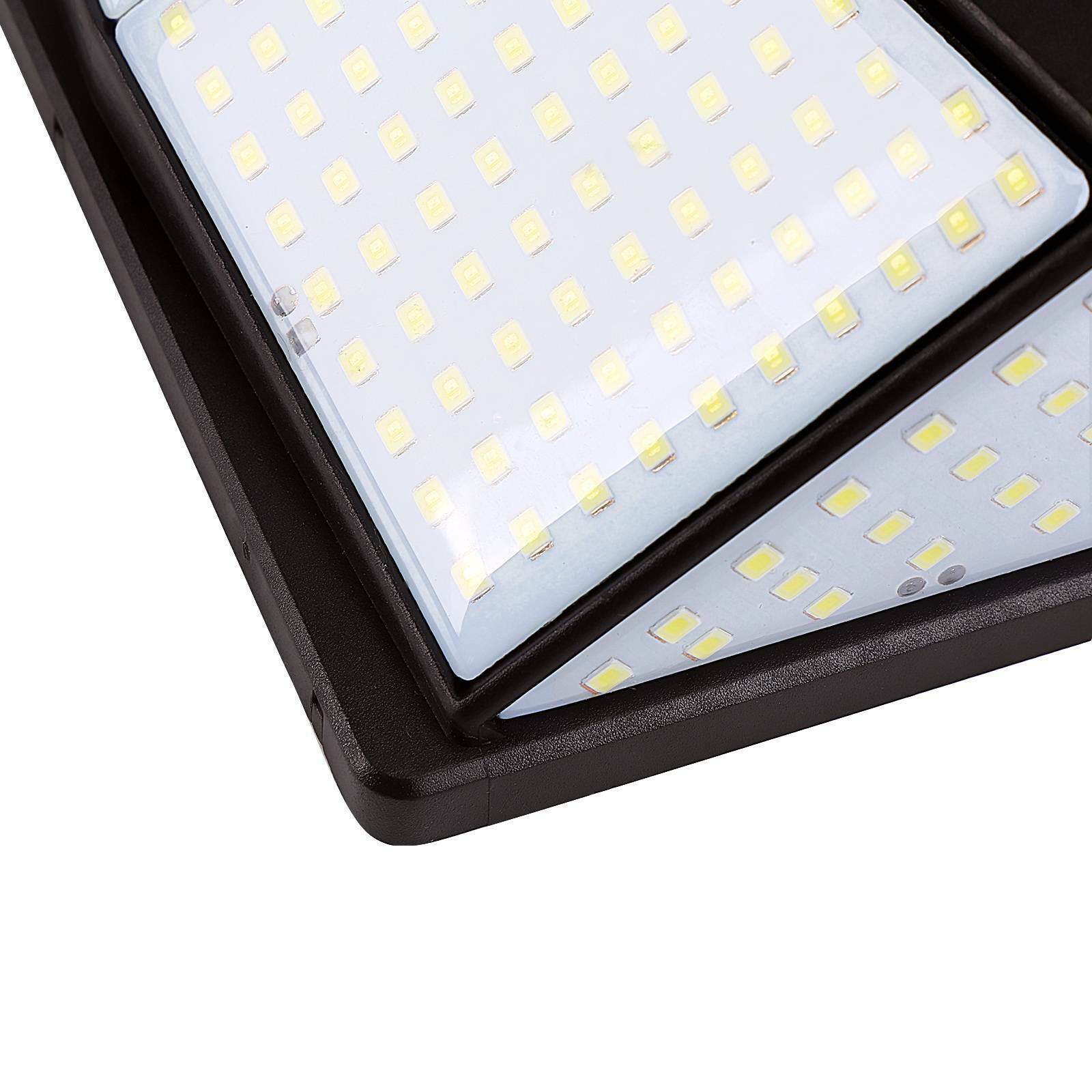 208 LED Solar Powered PIR Motion Sensor Light Garden Outdoor Security Wall Light