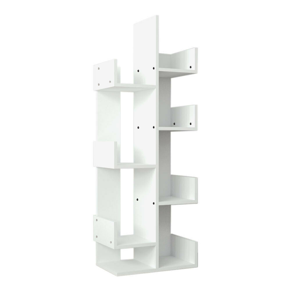 Industrial Wooden Bookcase Book Shelf Storage Display Shelving Unit Home Office