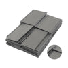 Set of 8 Drawer Organisers Fabric Box Wardrobe Drawer Inserts Clothes Storage UK