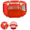 Baby Playpen 6 Sides with Round Zipper Door Play Pen for Toddlers
