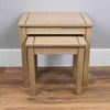 Panama Nest of 2 Tables Solid Waxed Pine Rustic Ornament Lamp Living Room Units