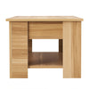Lift Up Top Coffee Table Wooden Coffee Tea Table with Sliding Top Hidden Storage