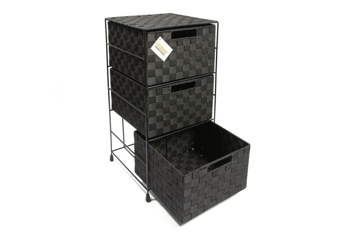 3 Drawer Storage Cabinet for Bedroom, Bathroom- 3 colours