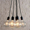Vintage Industrial Chandelier Light Pendant Shade Retro Spider Ceiling Lights UK