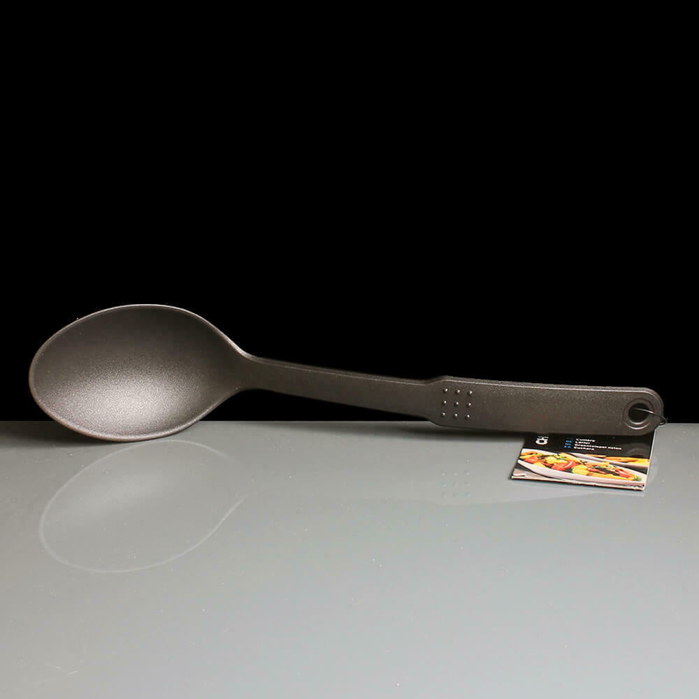 SERVING SPOON BLACK STYLISH NYLON KITCHEN FOOD COOKING STRAINER NON STICK SPOONS