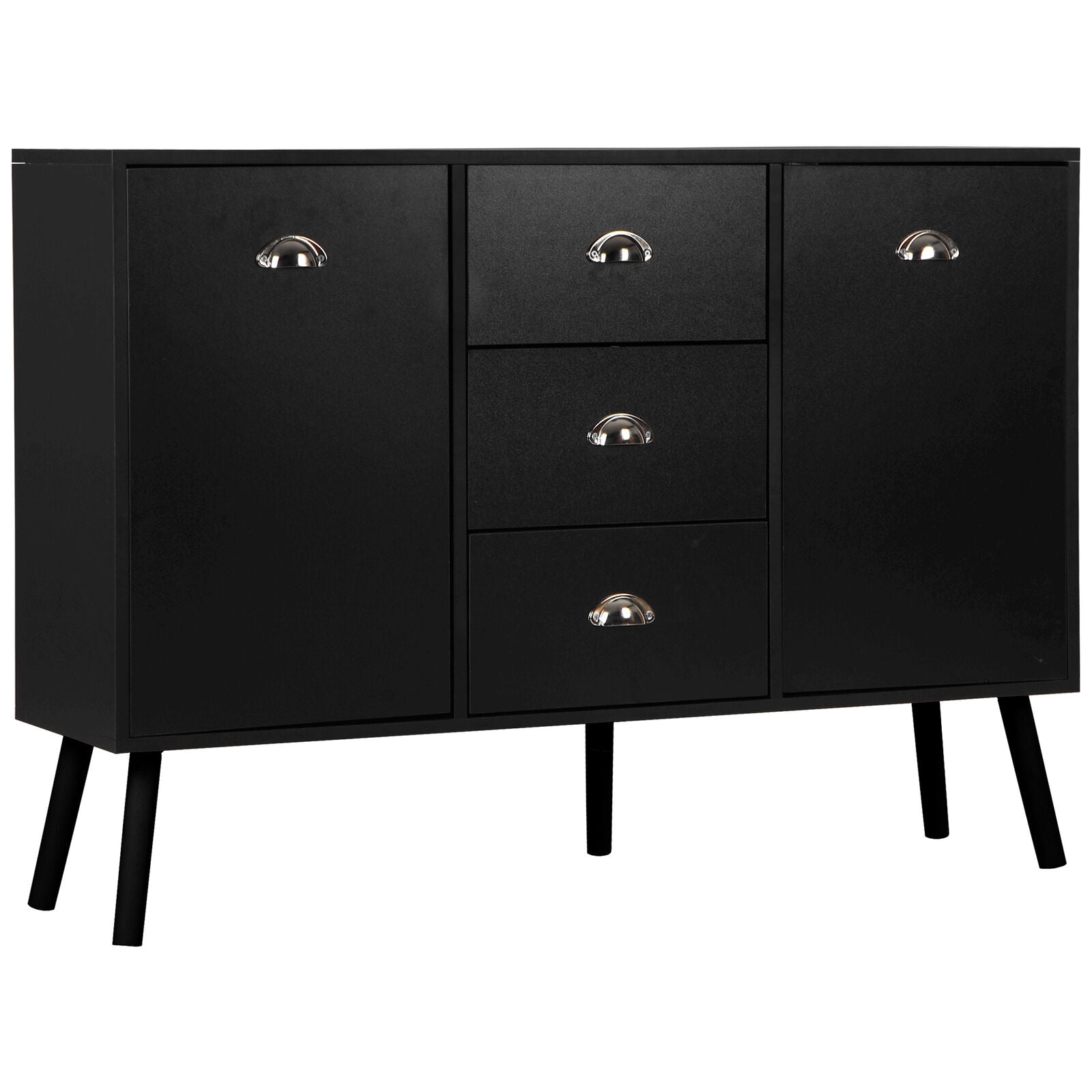 MDF Sideboard Cabinet Cupboard Unit Storage Cabinet Buffet Organiser Furniture