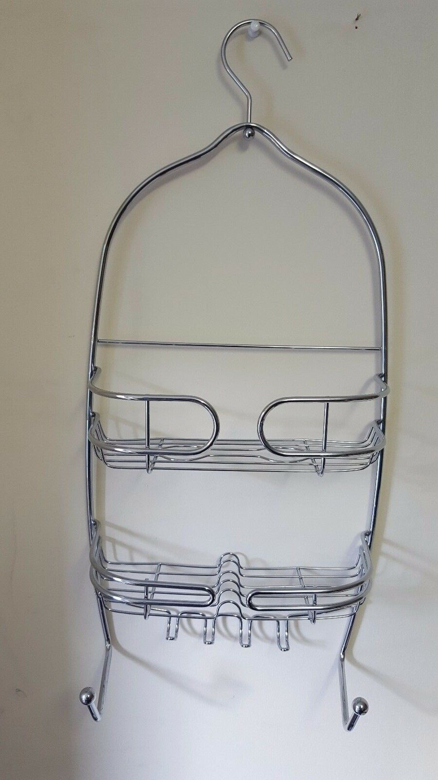 Tidy Shower Caddy Chrome/Metal Style Suction Shower/Bath Caddy Various Designs