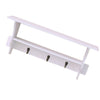 New White Floating Wall Shelves Display Storage Shelf Wall Wood Unit Rack UK