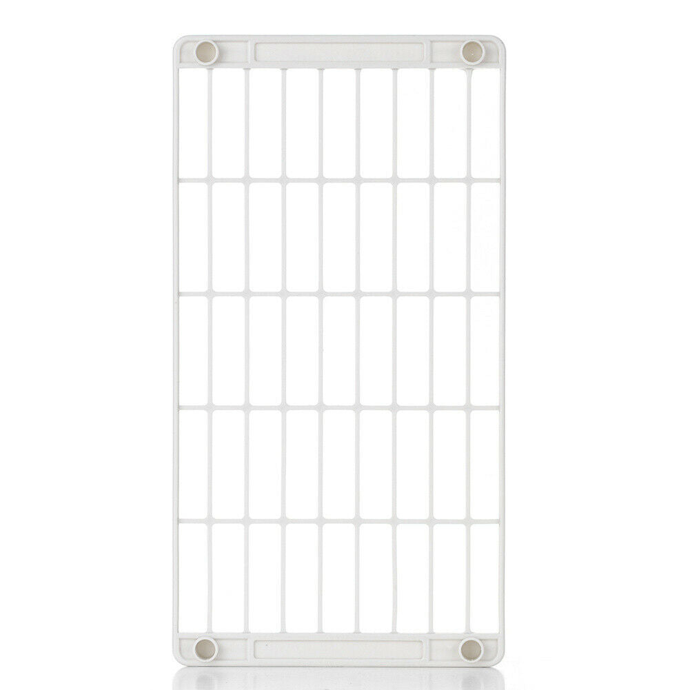 4 Tier Plastic Storage Rack/Shelving Shelf Kitchen Office Bathroom Unit Stand UK