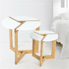 Modern Design White Chic Round Side Table Laptop End Coffe Table Home Furniture
