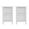 2X Bedside Table Cabinet Bedroom Storage Furniture Nightstand with 2 Drawer UK