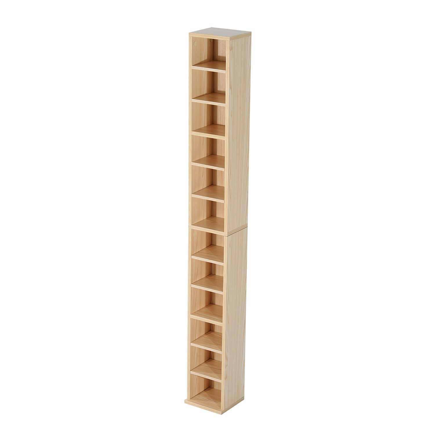 Media Storage Cabinet CD Shelf Organizer Tower Rack