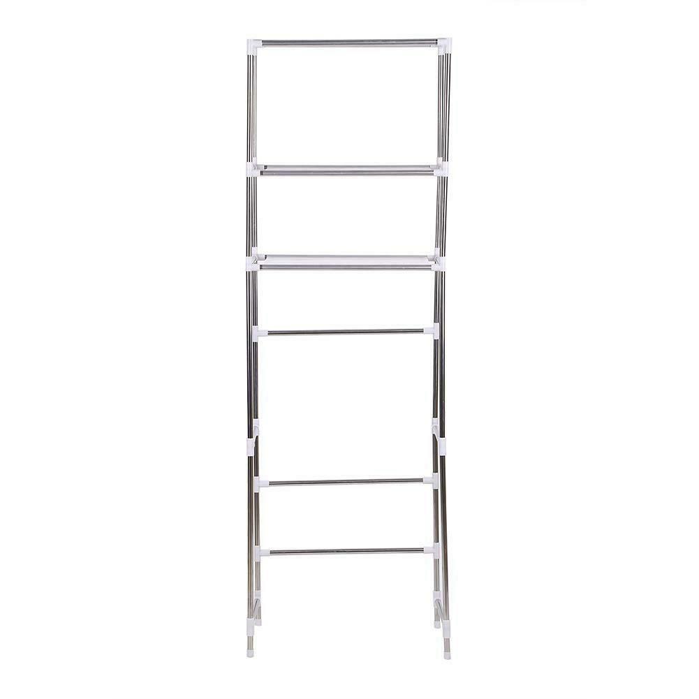 3 Shelf Over Laundry Machine Toilet Bathroom Storage Stand Rack Organizer Holder