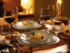 Bormioli Parma 18pc Square Dinner Service Set Opal Glass Dinnerware Dining Plate