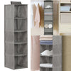 5LAY DRAWER SHELVES HANGING WARDROBE SHOE GARMENT ORGANISER STORAGE CLOTHES TIDY