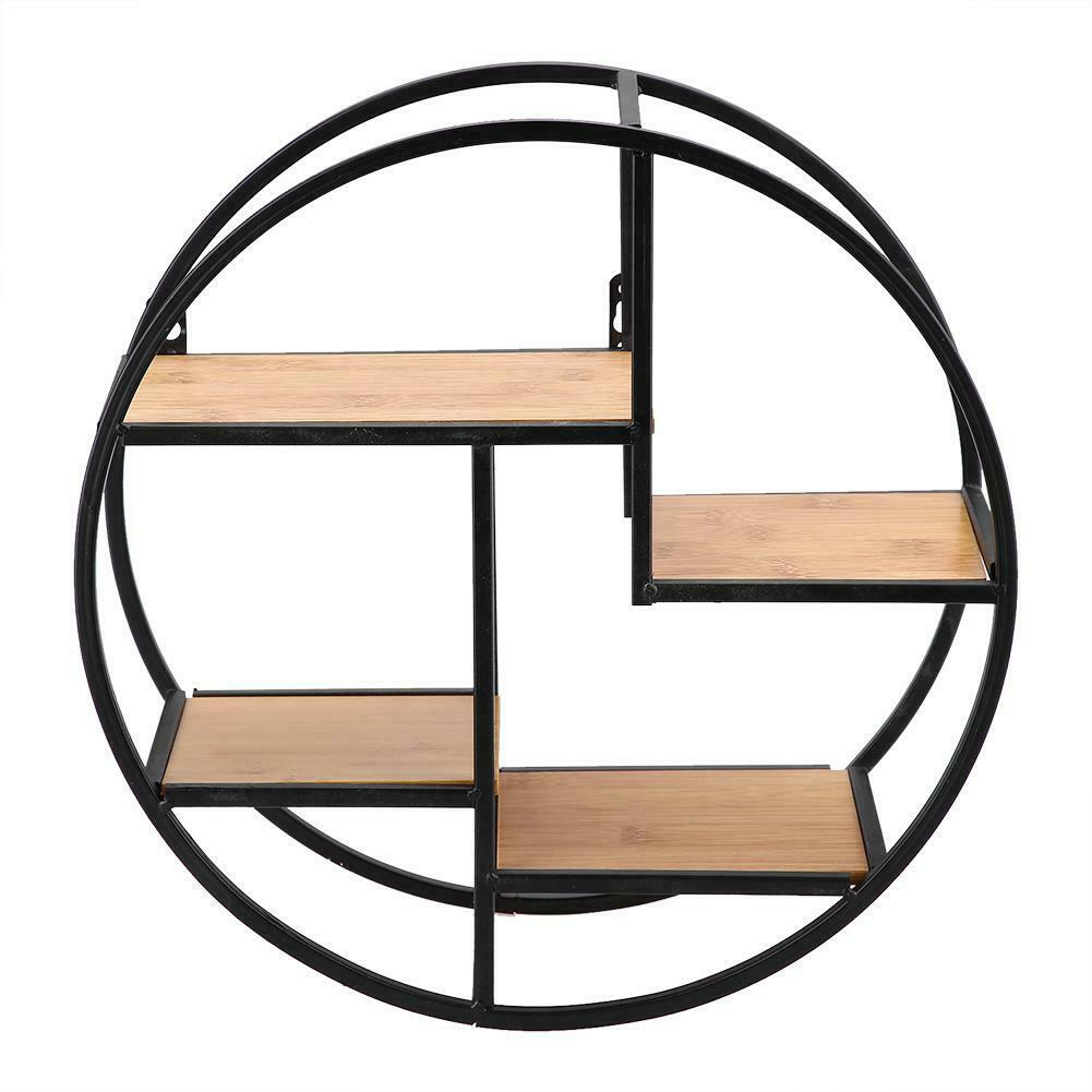 Floating Vintage Wall Shelves Retro Wood Shelf Storage Display Shelving Rack