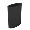 Knife Block Holder Universal Knife Block Oval knife Block Stand Rack Black