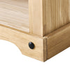 Corona Solid Wood Pine Large Bookcase Tall 5 Shelf Display Shelves Unit
