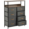 8 Drawers Chest of Drawers Unit Storage Cabinet Sideboard Bedroom Home Hallway