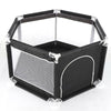 Baby Playpen 6 Sides with Round Zipper Door Play Pen for Toddlers