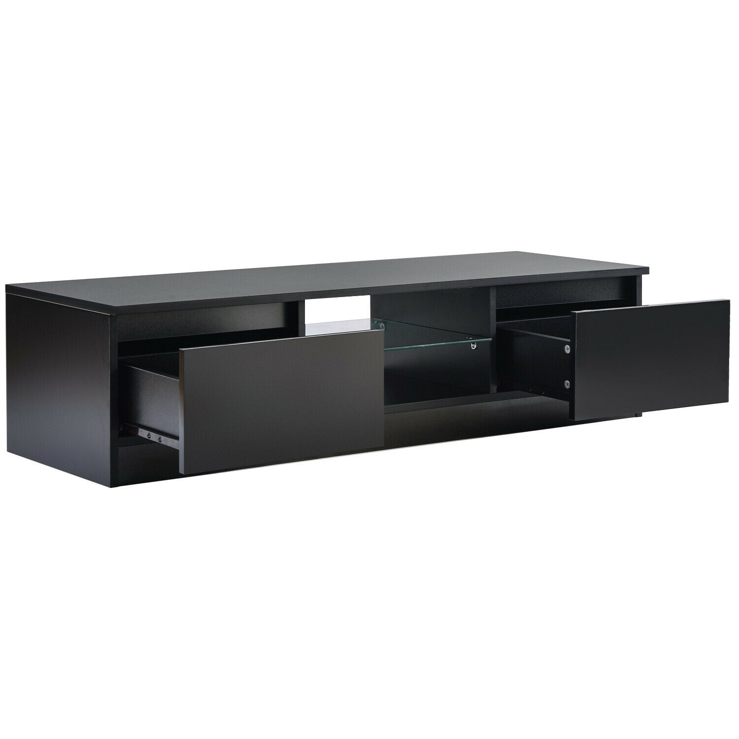 TV Unit Cabinet Stand Sideboard Modern Furniture with 16 Colors LED RGB lights