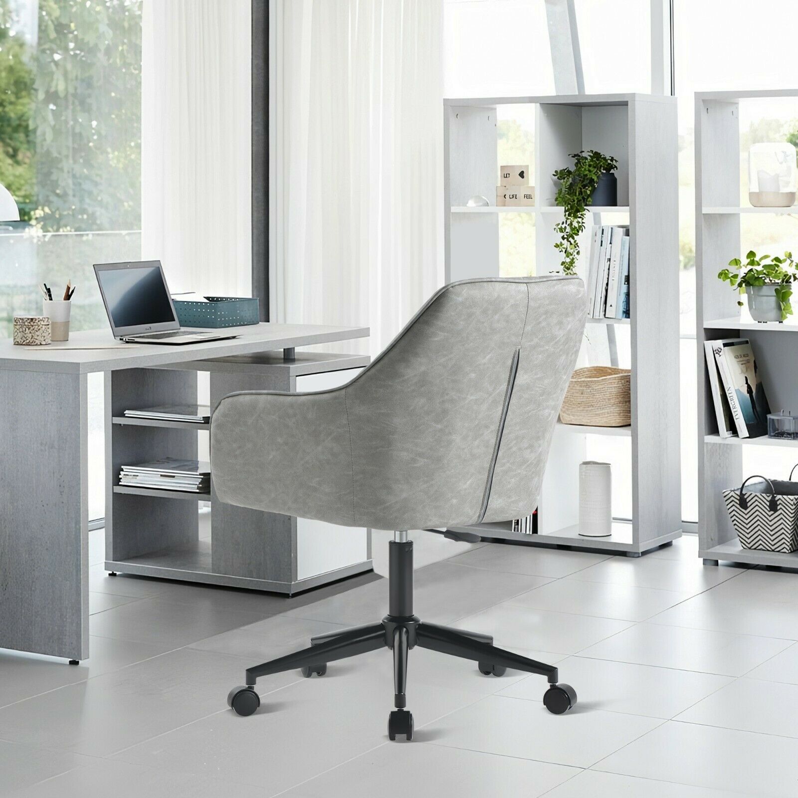 Office Chair Swivel Desk Chair Ergonomic Adjustable Home Computer Chair Cushion