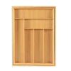 New Cutlery Organiser Drawer Storage Tray Wooden Bamboo Expandable Extending