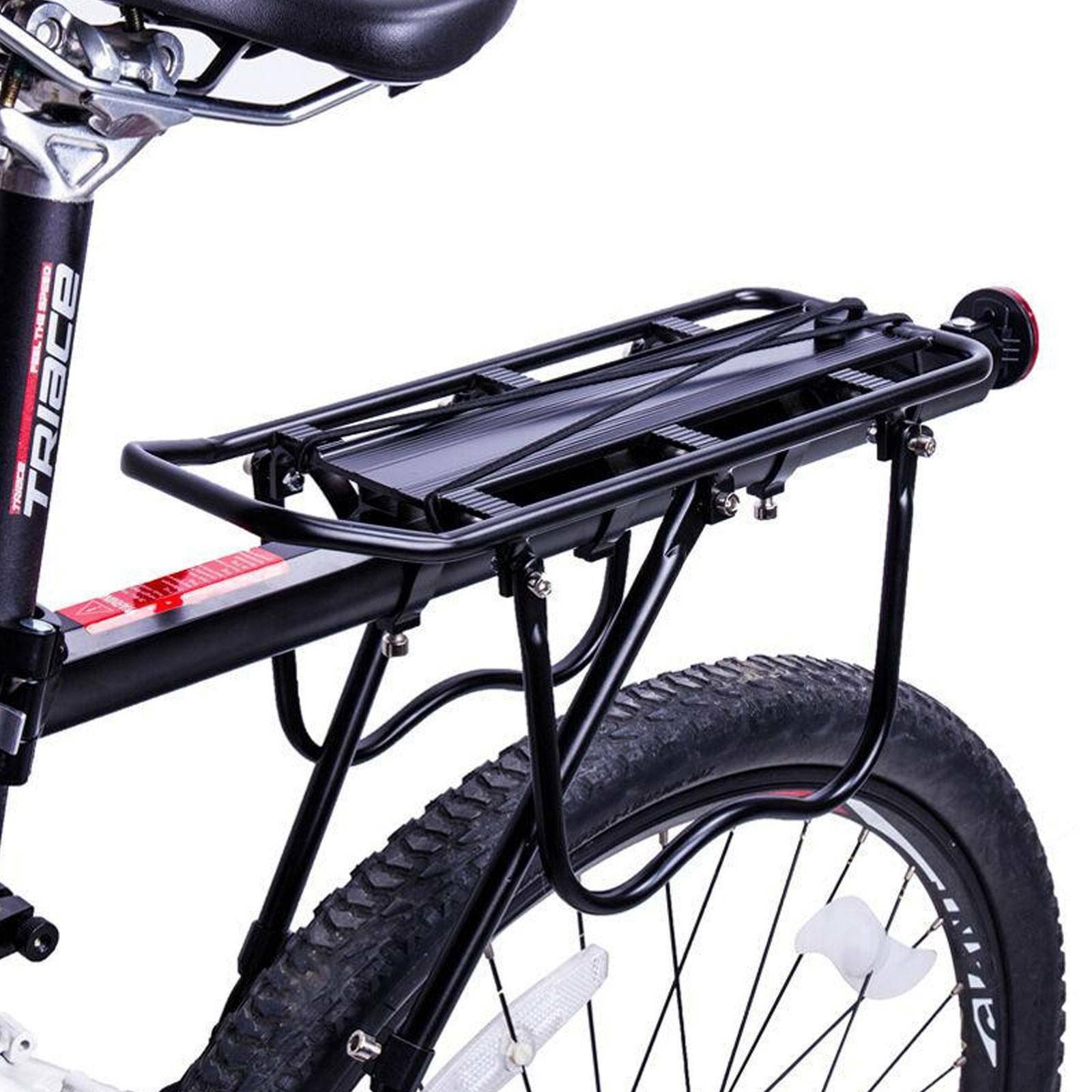 Alloy Rear Bicycle Pannier Rack Carrier Bag Luggage Cycle Mountain Bike Carrier