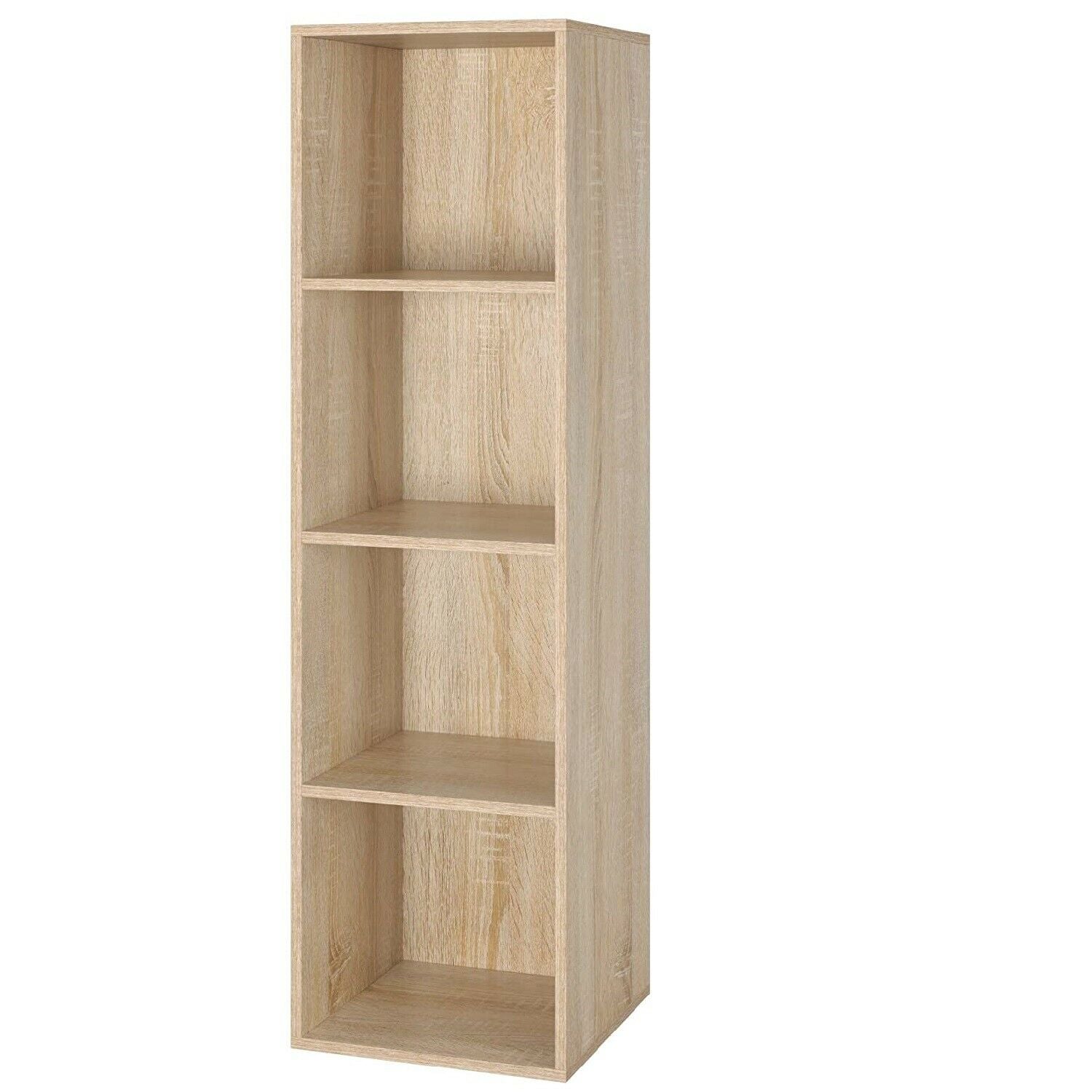 3/4/6/8Tier Wooden Bookcase Shelving Display Cube Organizer Shelves Storage Unit