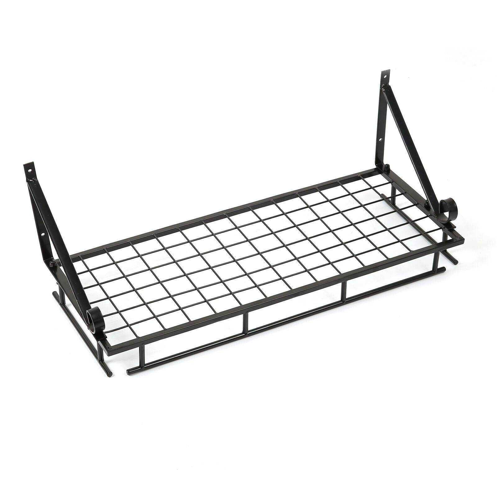 NEW 60CM Wall Mounted Kitchen Hanging Pan Rack Pots Hooks Organizer Holder