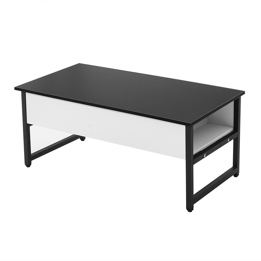 Lift Up Top Coffee Tables with Hidden Storage and Shelf Modern Sofa Side Table