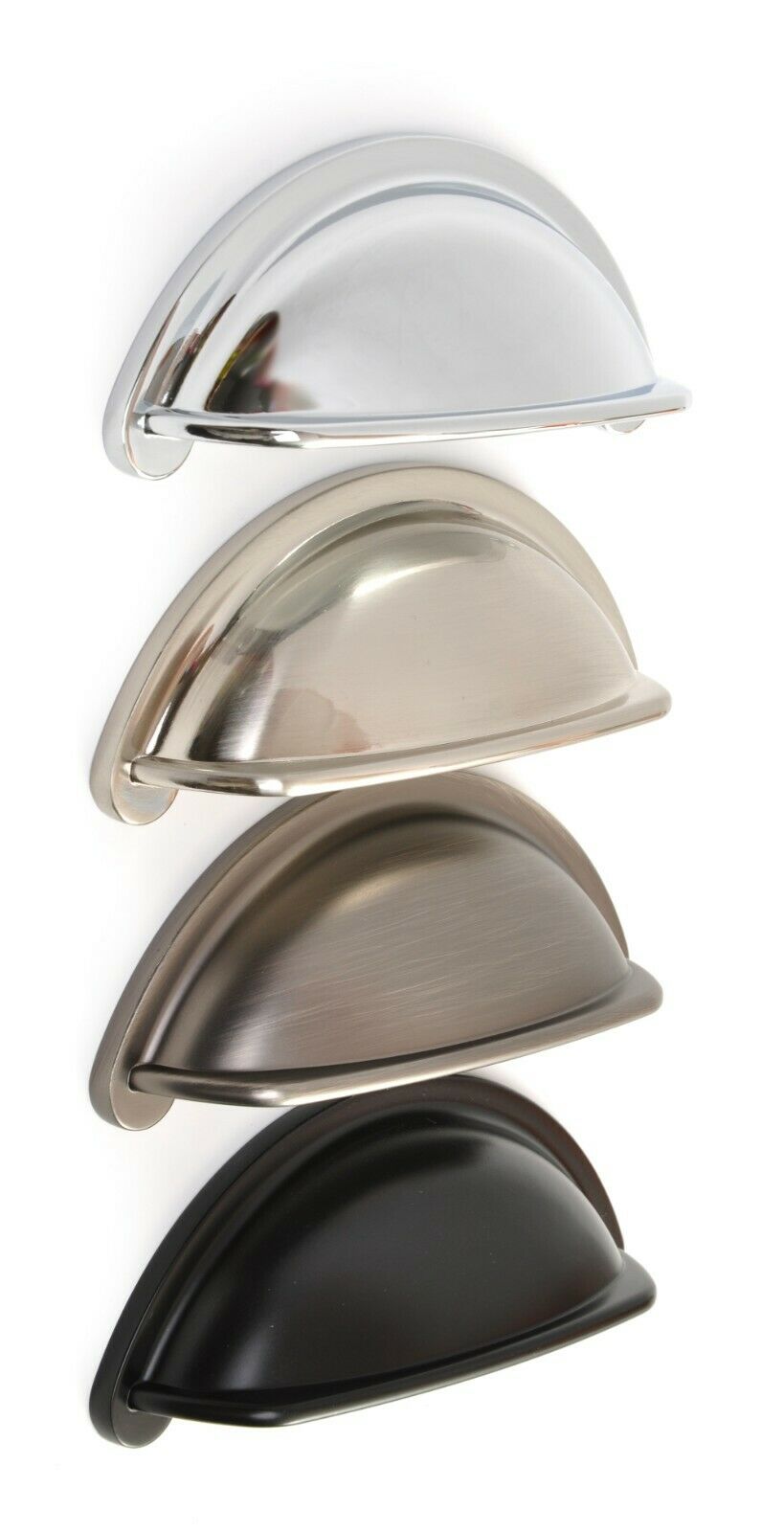 Cupboard Cabinet Door Drawer Cup Pull Handle Stepped