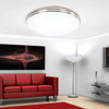 36W Bright Round LED Ceiling Light Panel Down Living Room Bathroom Wall Lamp (36W Silver Frame)