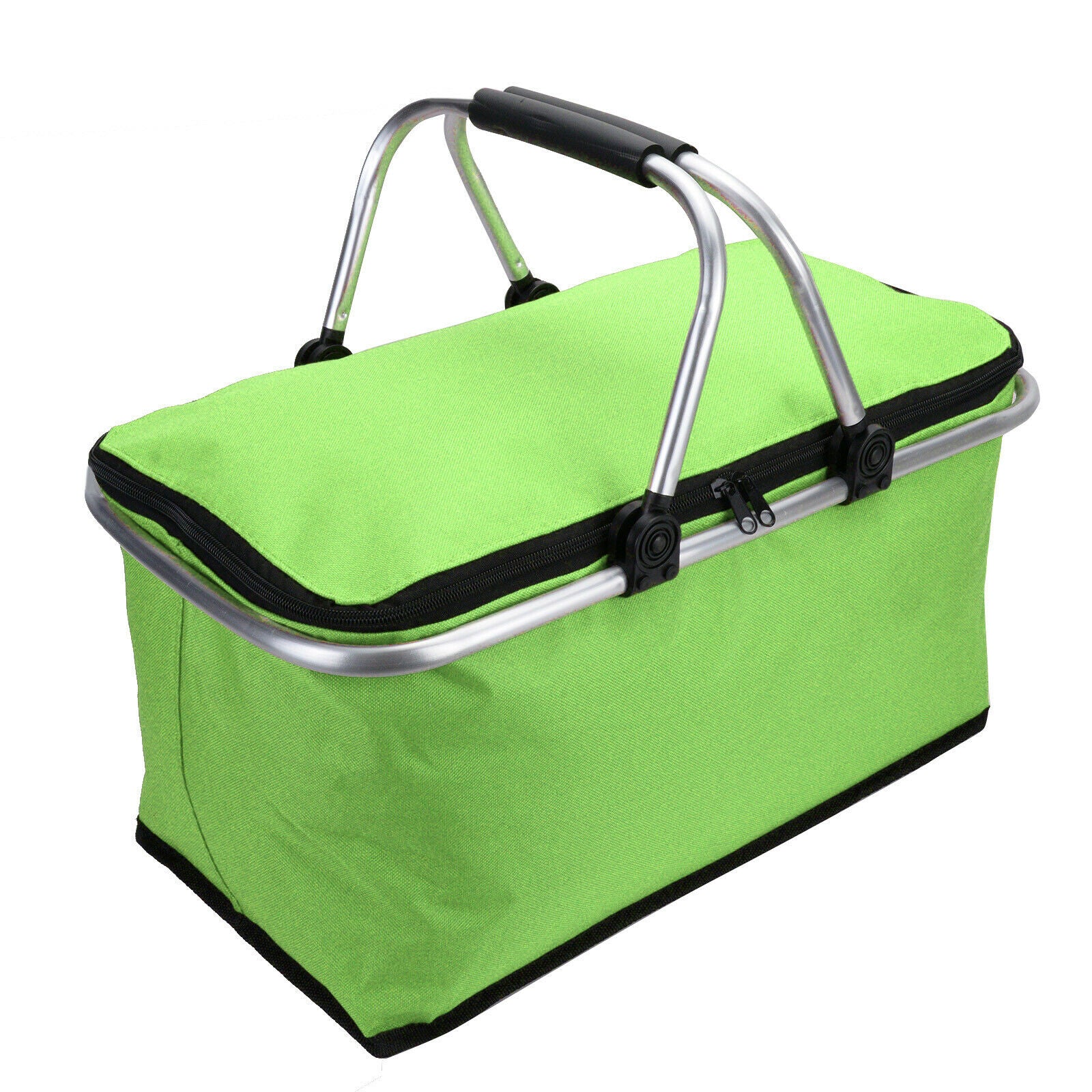 30L Insulated Folding Picnic Camping Shopping Cooler Cool Hamper Basket Bag Box