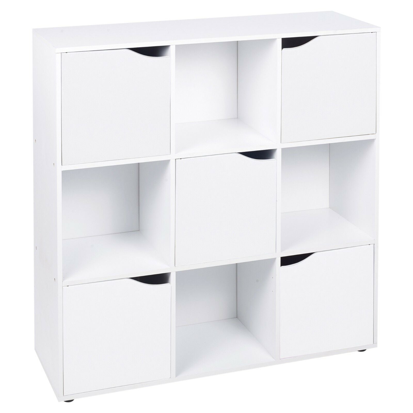 4 6 9 Cube Wooden Bookcase Shelving Display Shelves Storage Unit Wood Shelf Door
